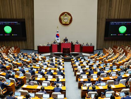 채해병 특검법, 野 단독 국회 본회의 통과