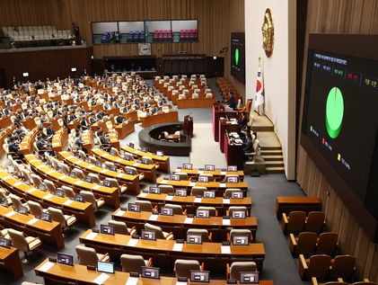 국회 본회의 통과되는 지역화폐법