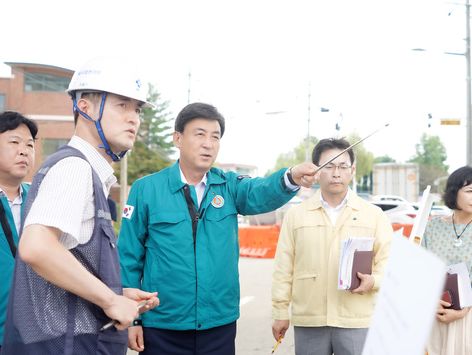 "속도감 있게 추진하라" 방세환 광주시장, 투자사업 현장 점검