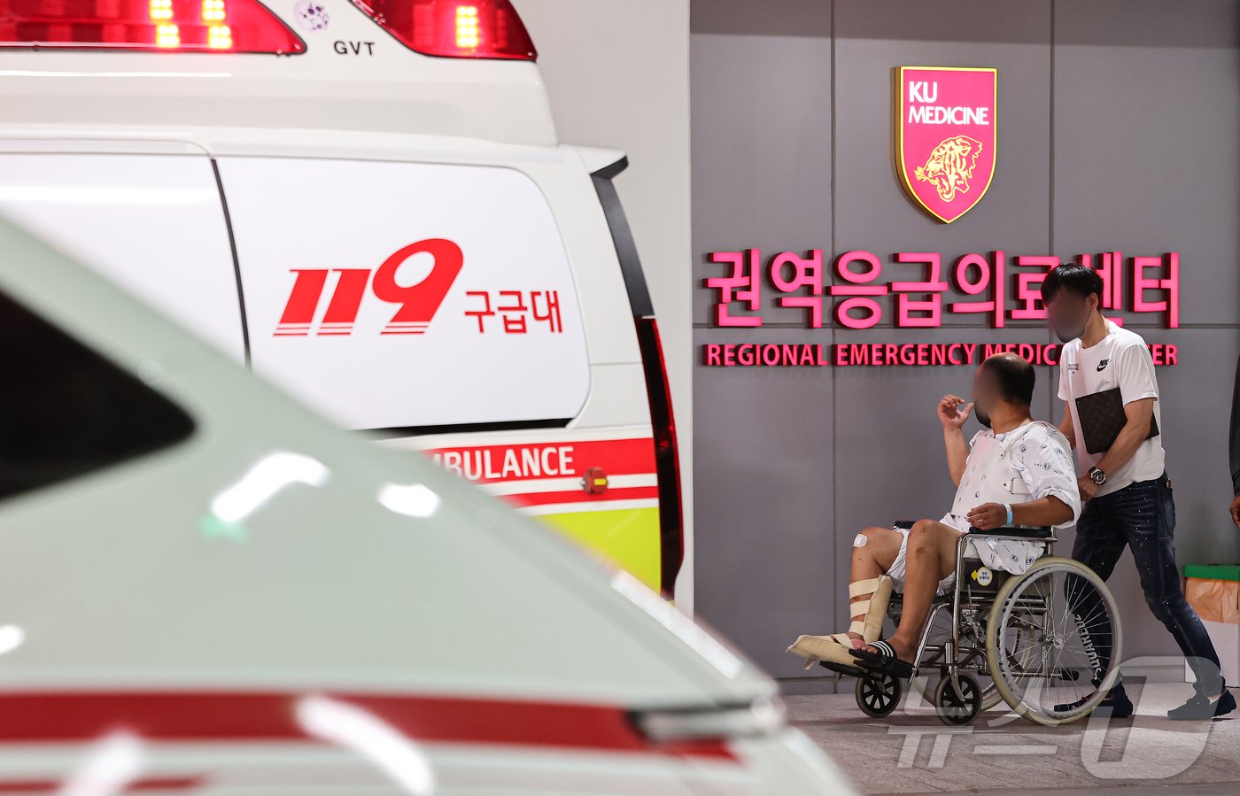 본문 이미지 - 사진은 2일 서울 시내 한 대학병원 응급실. 2024.9.2/뉴스1 ⓒ News1 김도우 기자