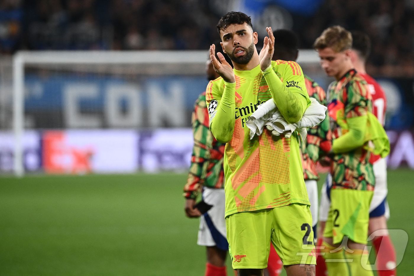 본문 이미지 - 아스널의 골키퍼 다비드 라야. ⓒ AFP=뉴스1