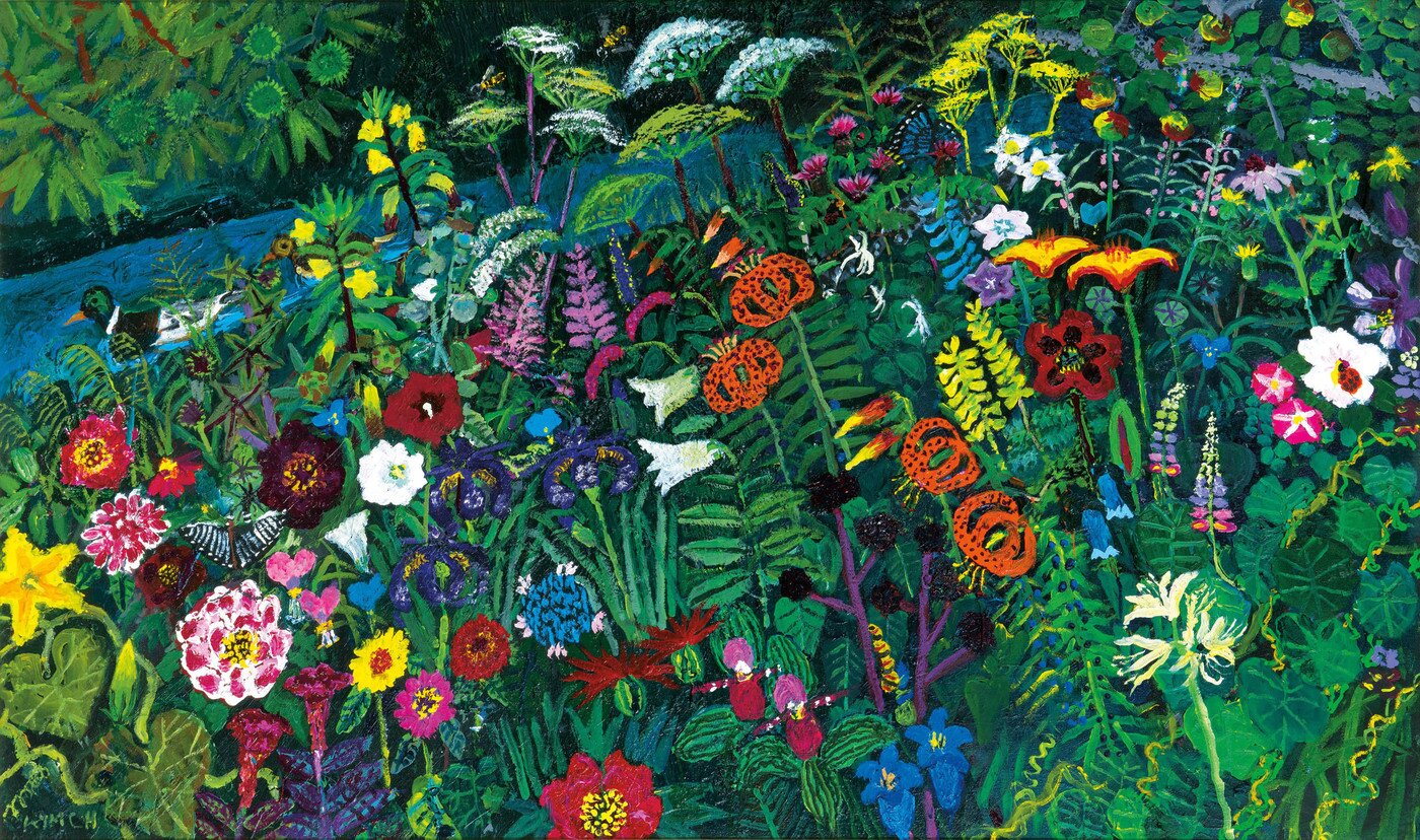 본문 이미지 -  김종학 Kim ChongHak b.1937 설악의 여름 acrylic on canvas 97&times;162.2cm &#40;100&#41; | 2005 케이옥션 제공.