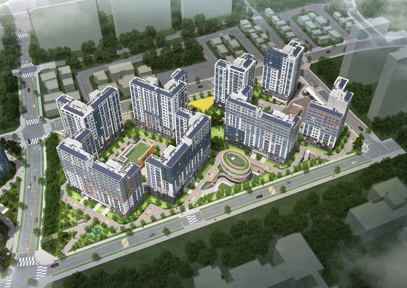 본문 이미지 - 인천계양 A3 블록 조감도./LH 제공