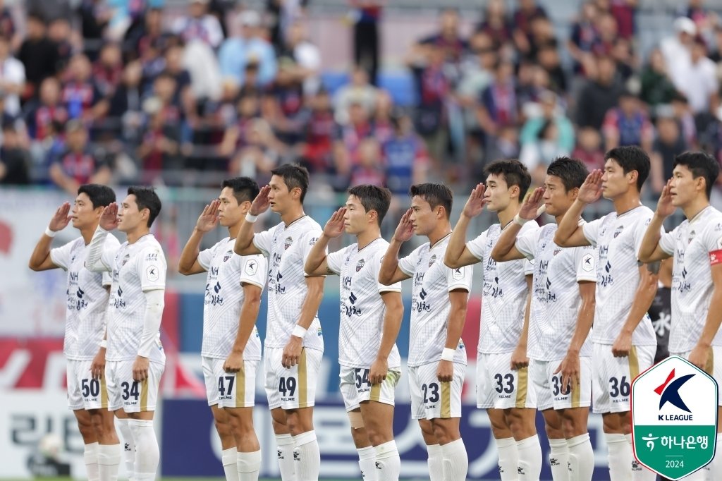 김천 상무가 수원fc를 꺾었다.&#40;한국프로축구연맹 제공&#41; 