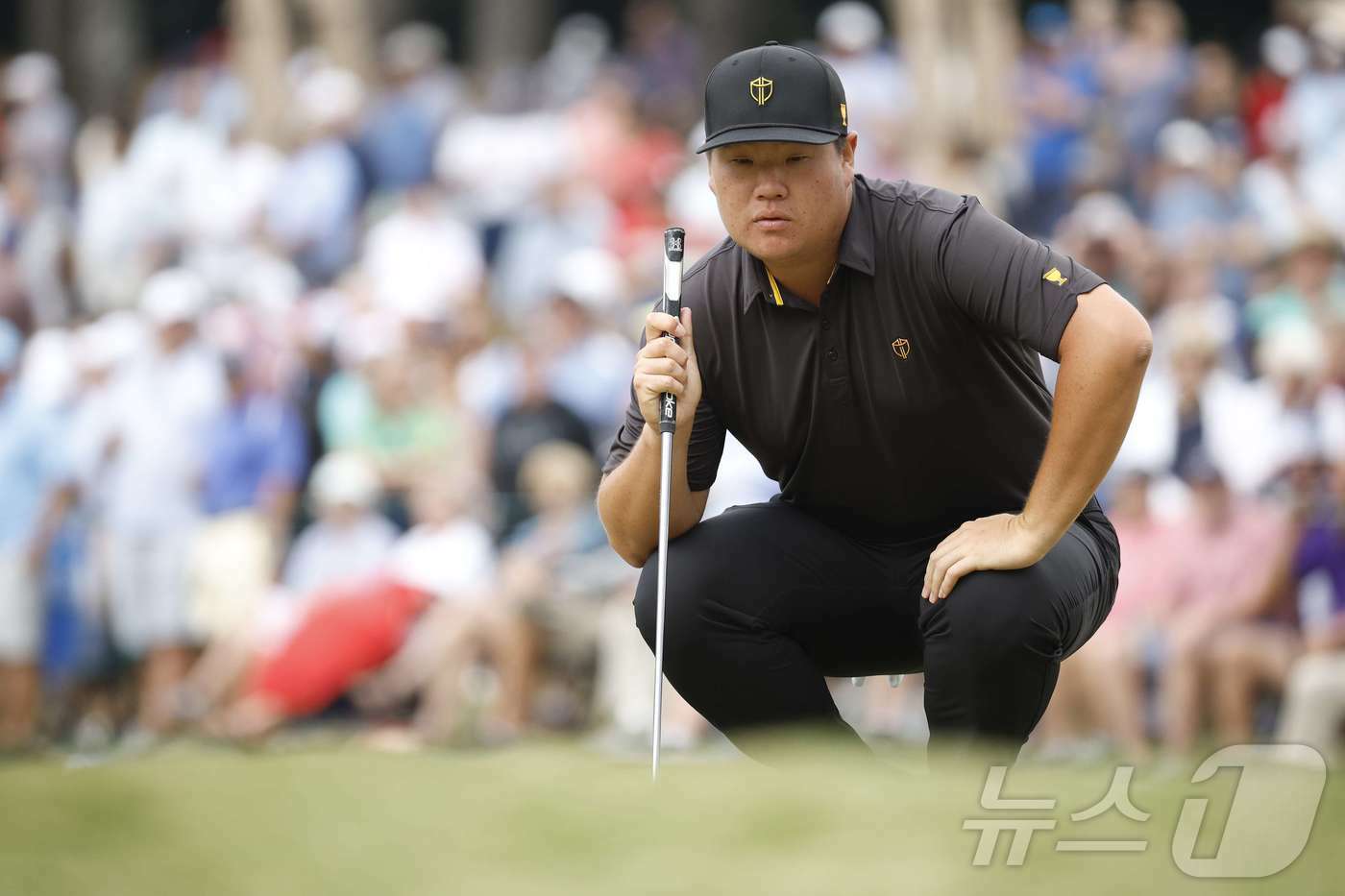 본문 이미지 - 인터내셔널팀 대표로 프레지던츠컵에 출전하는 임성재. ⓒ AFP=뉴스1
