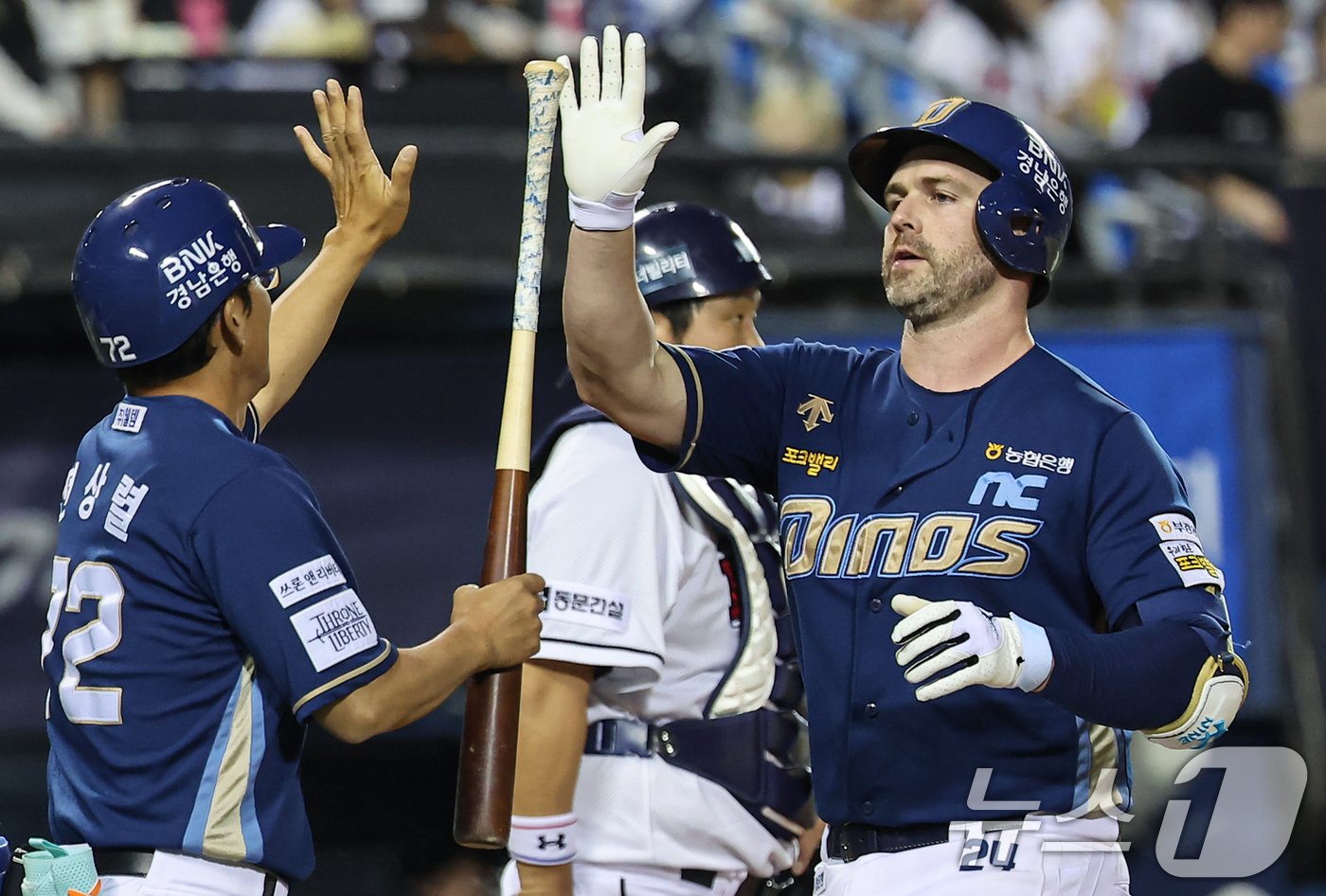 본문 이미지 - NC 다이노스 외국인 타자 맷 데이비슨은 2024 KBO리그에서 46개 아치를 그려 홈런왕에 올랐다. 뉴스1 DB ⓒ News1 김도우 기자