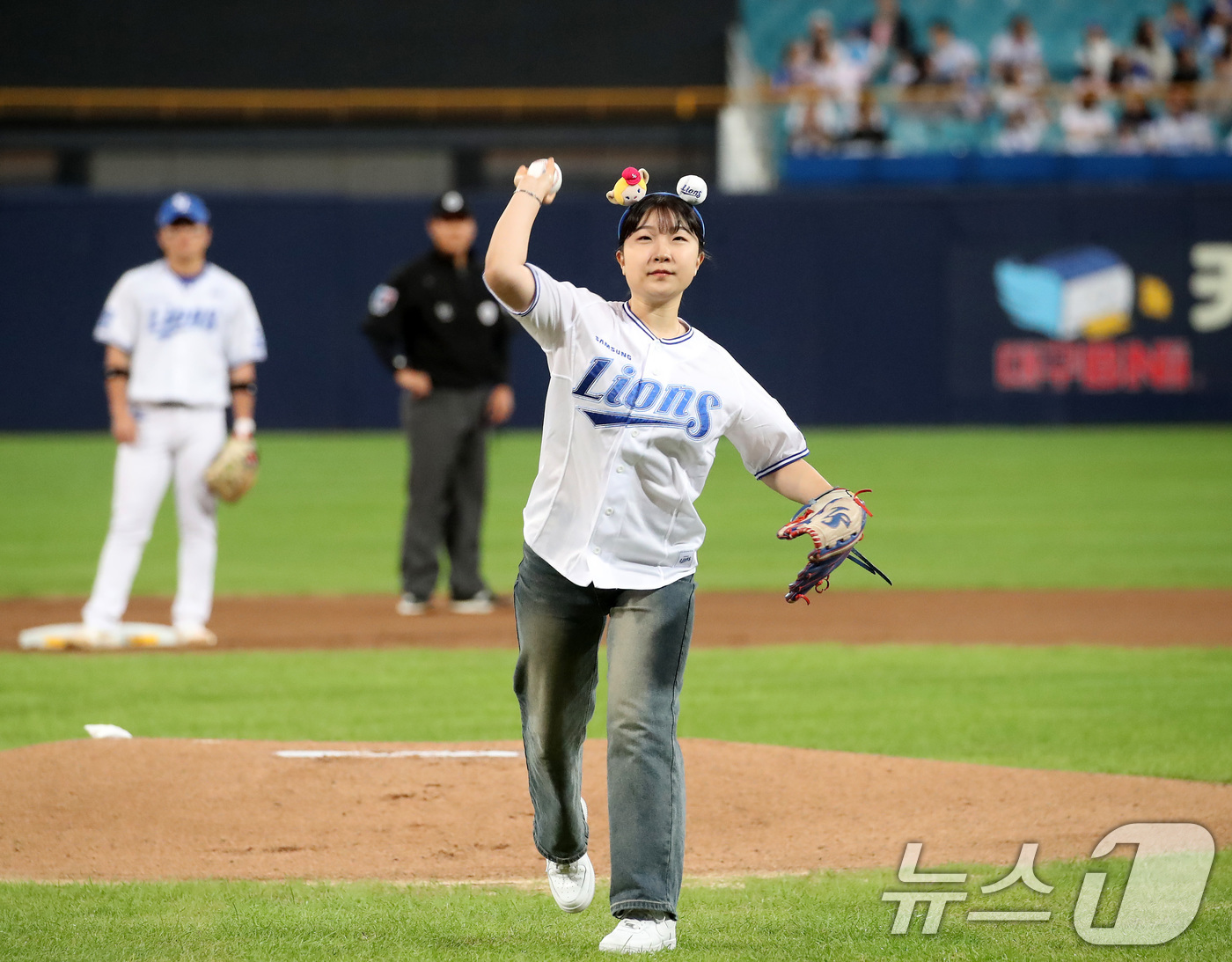 (대구=뉴스1) 공정식 기자 = 25일 오후 대구 삼성라이온즈파크에서 열린 프로야구 '2024 신한 SOL 뱅크 KBO리그' 키움 히어로즈와 삼성 라이온즈의 경기, 삼성 창단 첫 …