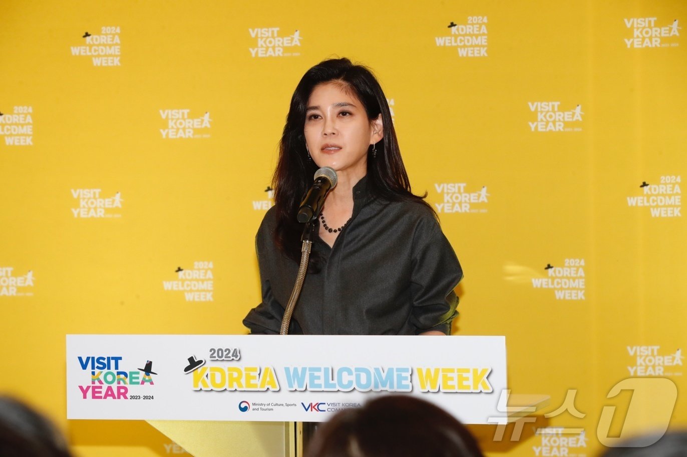 본문 이미지 - 이부진 한국방문의해위원회 위원장(한국방문의해 위원회 제공)