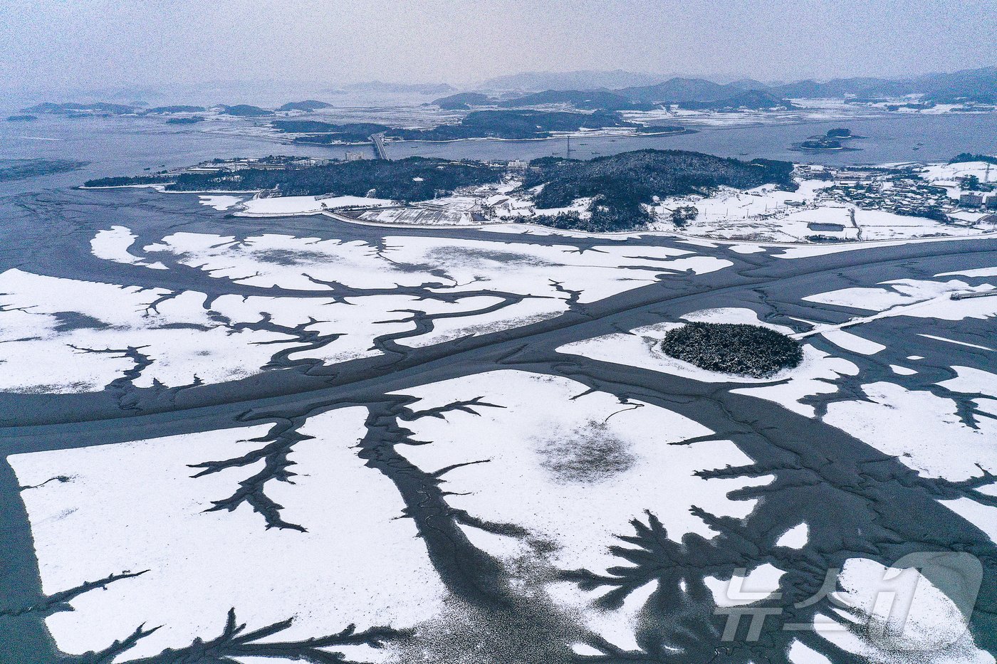 신안 지도갯벌 겨울풍경 &#40;김종규 작가&#41;  /뉴스1