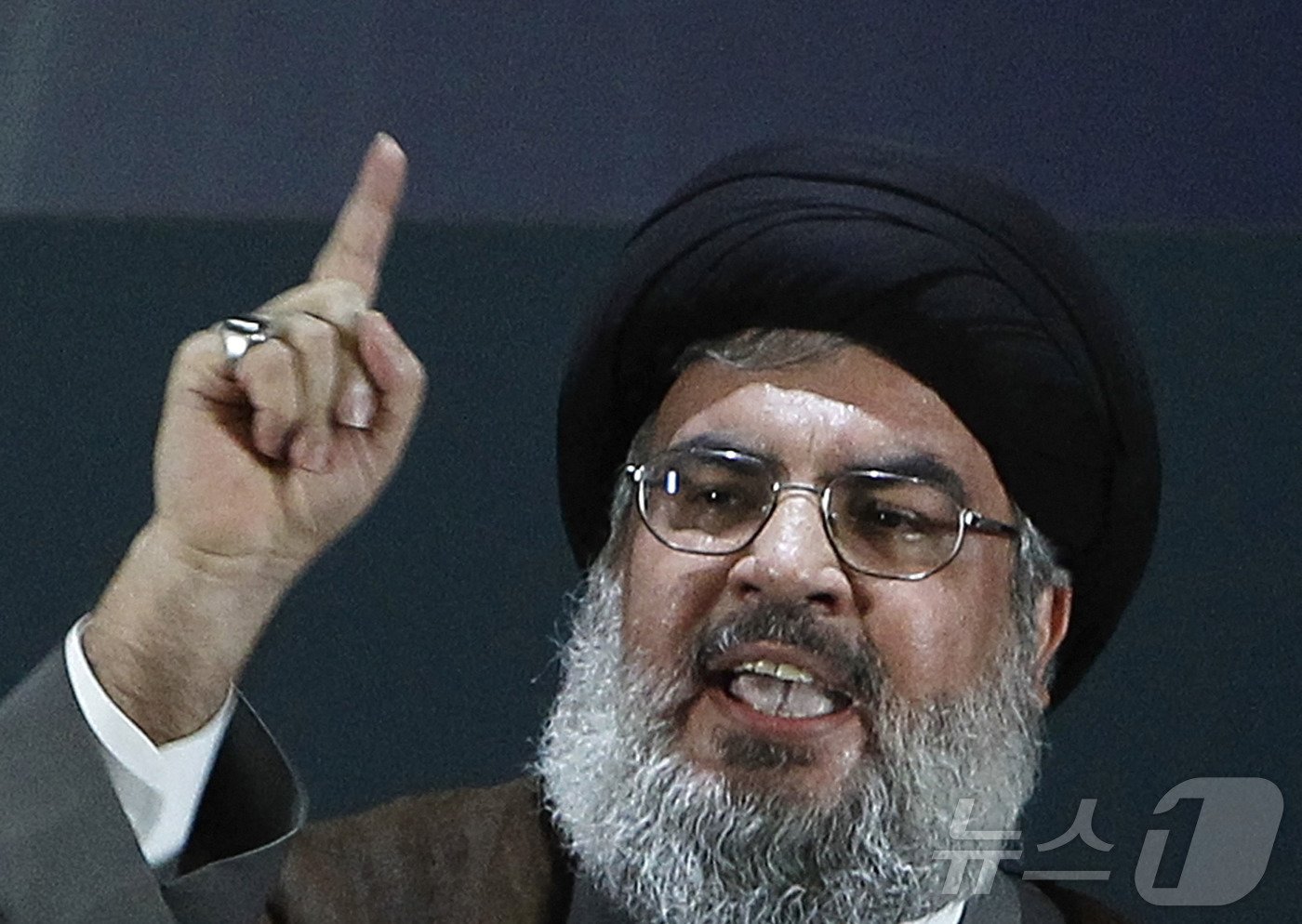 본문 이미지 - 레바논 무장단체 헤즈볼라의 수장 하산 나스랄라.  ⓒ AFP=뉴스1 ⓒ News1 우동명 기자