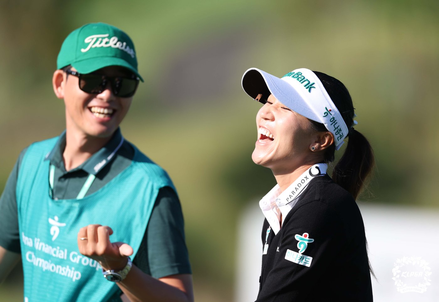 본문 이미지 - 29일 인천 청라 베어즈베스트 청라CC에서 열린 '하나금융그룹 챔피언십' FR에서 리디아 고가 1번홀 파세이브 홀아웃을 하고 있다. (KLPGT 제공) 2024.9.29/뉴스1 ⓒ News1 송원영 기자