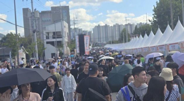 대전빵축제에 몰린 사람들