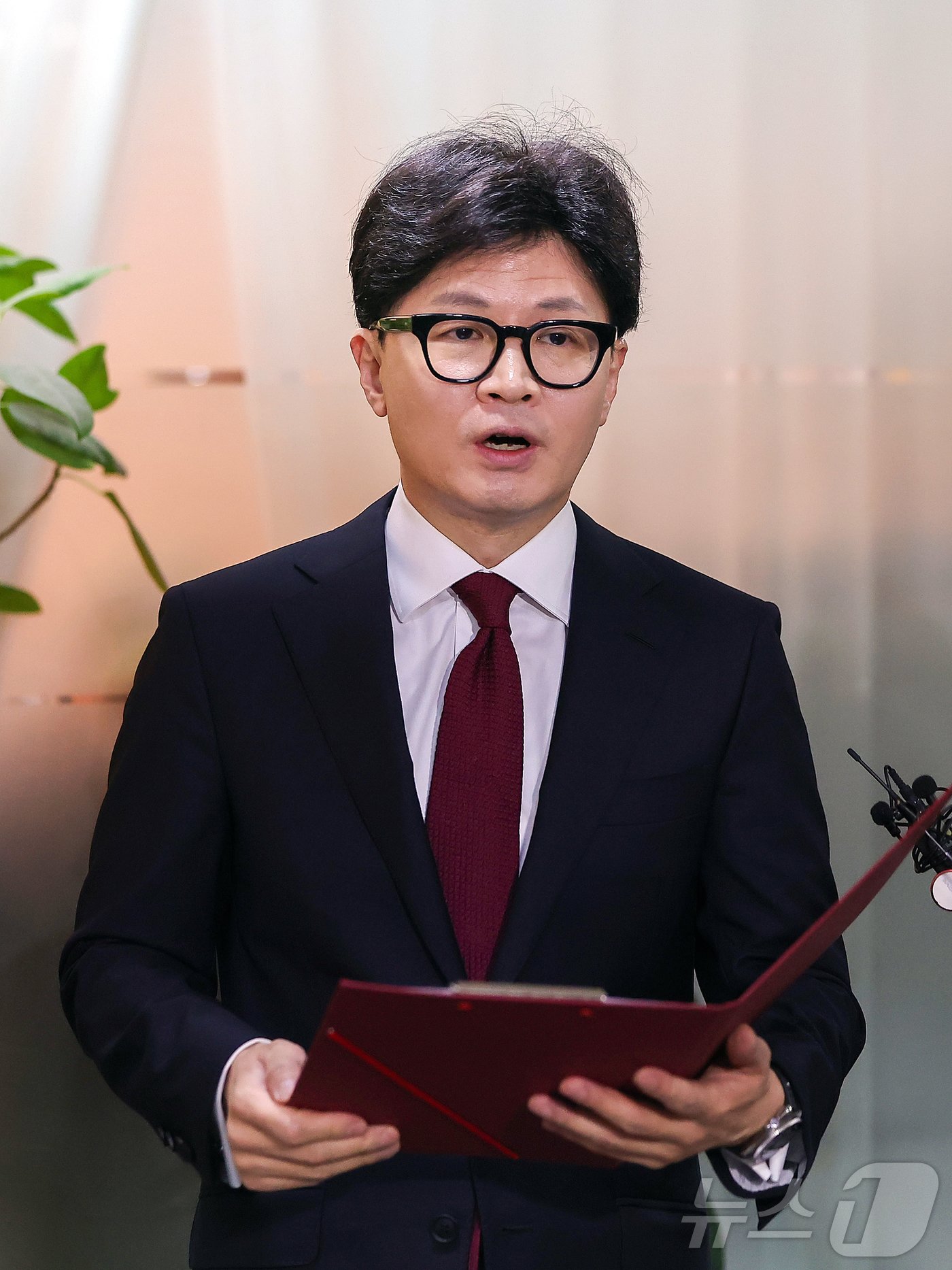 본문 이미지 - 한동훈 국민의힘 대표가 6일 오전 서울 종로구 한국기독교회관에서 현안 관련 브리핑을 하고 있다. 2024.9.3/뉴스1 ⓒ News1 김진환 기자