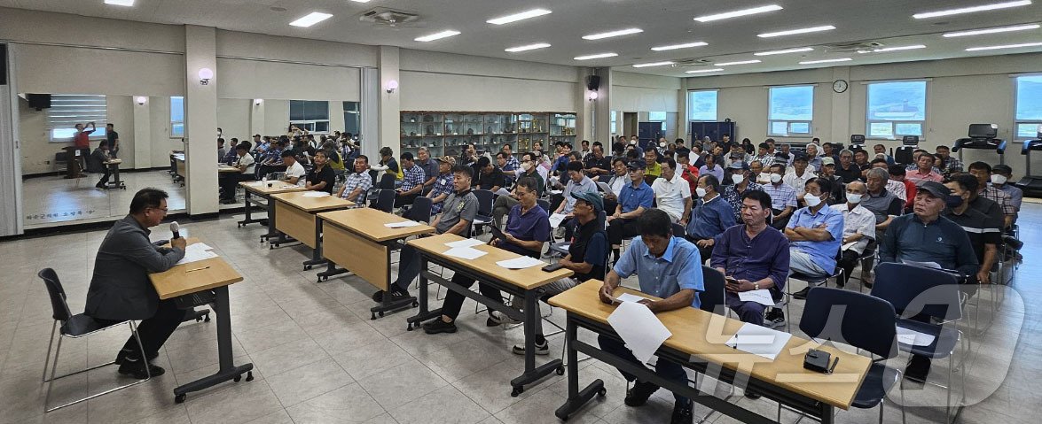 전남 화순군 사평면 주민들은 8월30일 &#39;동복천 기후대응댐 대책위원회&#39;를 구성하고 본격적인 반대운동에 나섰다. ⓒ News1