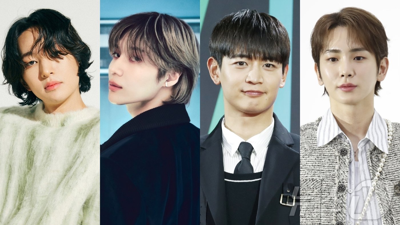 본문 이미지 - 샤이니 온유, 태민, 민호, 키(왼쪽부터)(그리핀엔터테인먼트, 빅플래닛메이드, 뉴스1 DB)