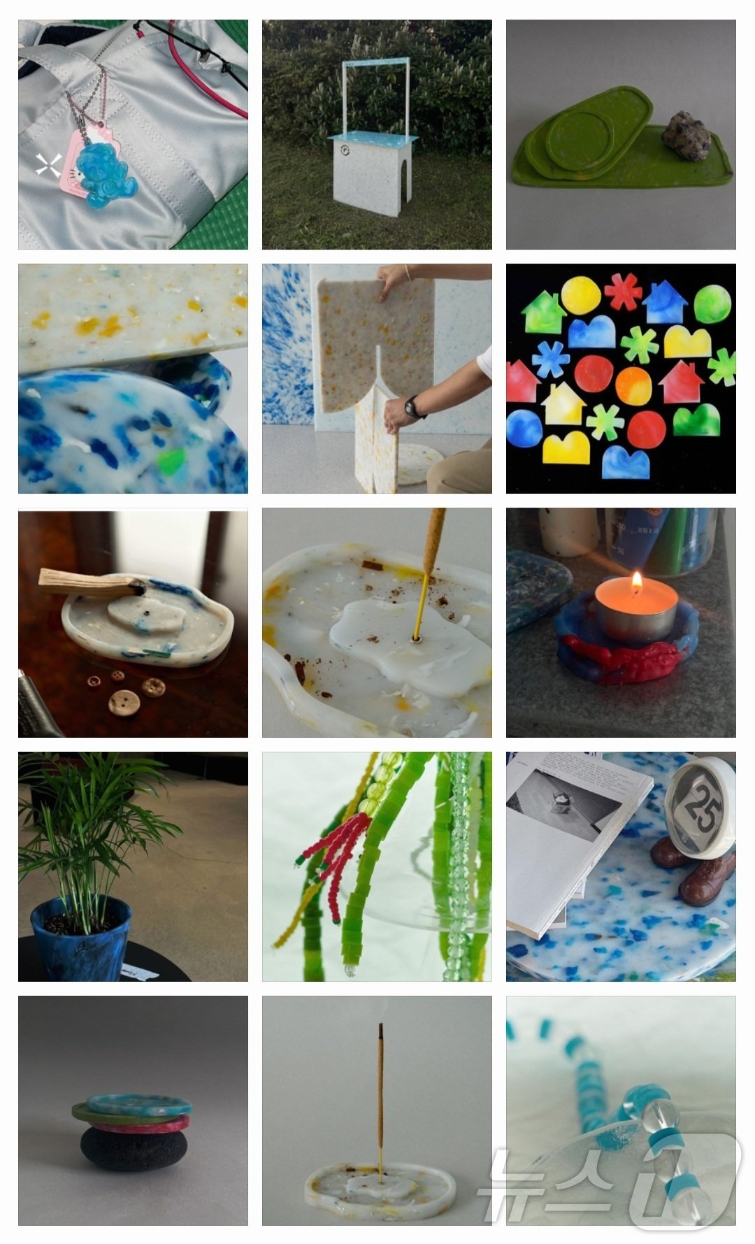 본문 이미지 - 리어플라스틱이 제작한 상품들.(리어플라스틱 SNS 갈무리)