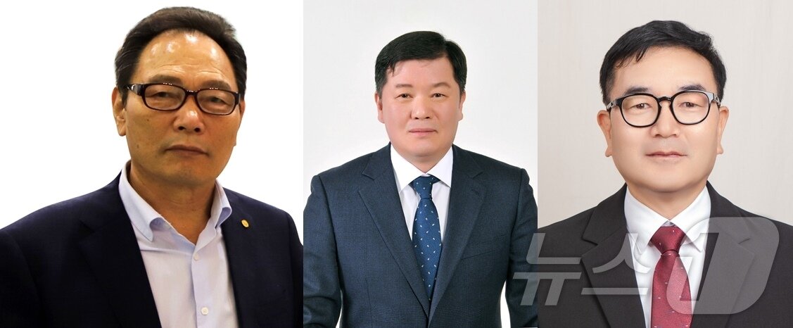 본문 이미지 -  ‘제30회 남원 시민의장’ 수상자. 왼쪽부터  봉사장 박영태씨, 산업노동장 정대환씨, 애향장 이엽씨.(남원시 제공)/뉴스1