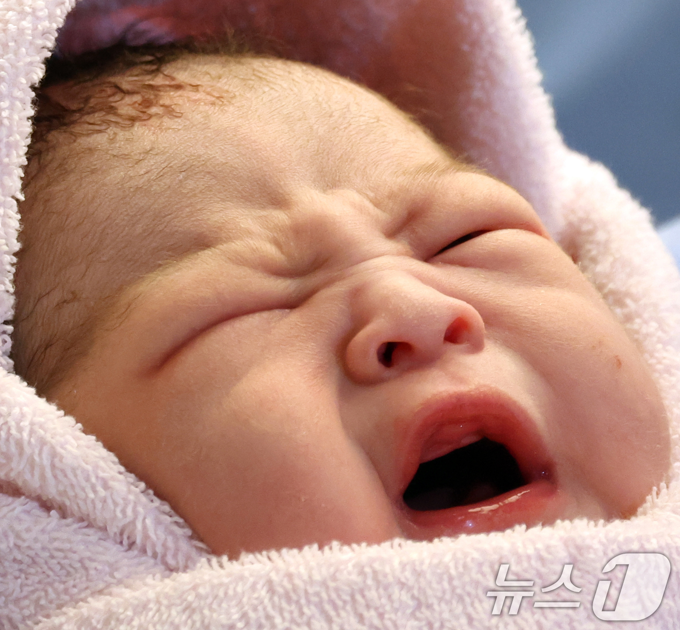 (고양=뉴스1) 김명섭 기자 = 2025년 을사년 (乙巳年) 새해 첫날인 1일 오전 경기도 고양시 일산동구 일산차병원에서 엄마 구슬기(35세)씨와 아빠 강우석(41세)씨의 남아 딩 …