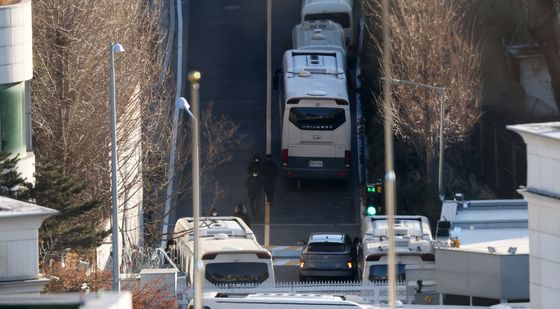 적막한 한남동 관저