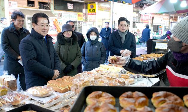 김영록 지사, 순천 찾아 소상공인 애로사항 청취