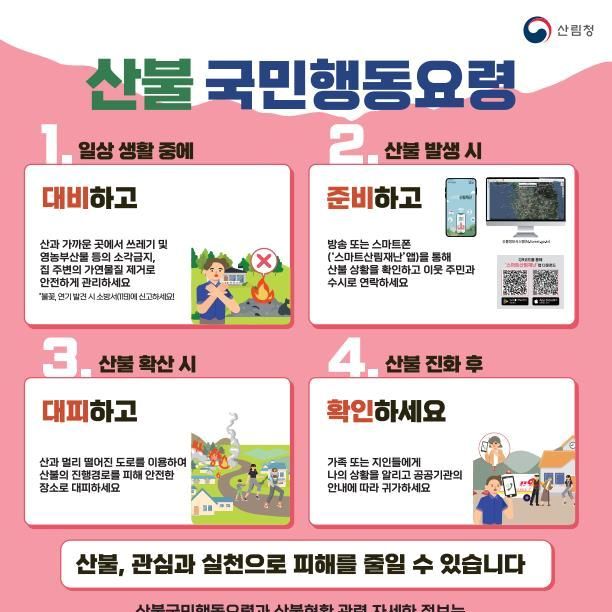 정부, 봄철 산불 대비 상황 점검…'산불 조심 기간' 앞당길 수도