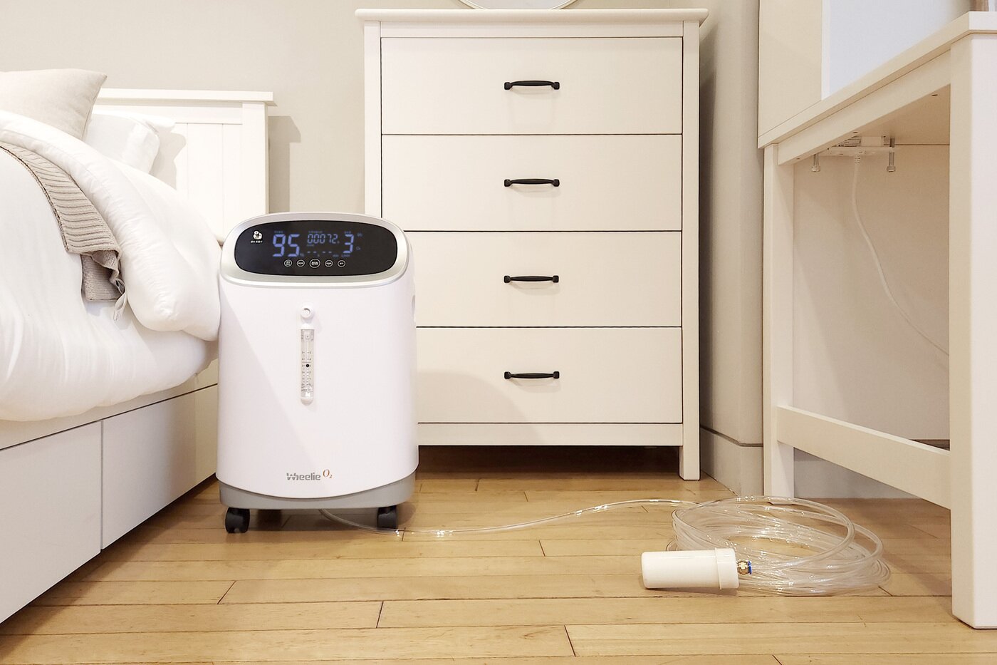 본문 이미지 - 휠리O2 제품 설치 모습, 질소 배출기 포함 (라이노스 제공) ⓒ 뉴스1