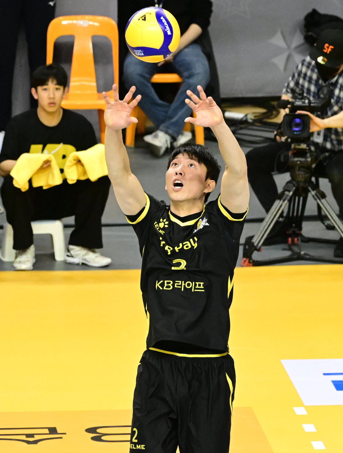 본문 이미지 - KB손해보험 세터 황택의. &#40;KOVO 제공&#41;