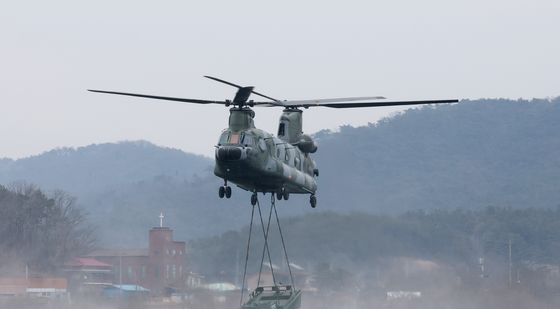 육군 제7공병여단, 항공자산 활용 혹한기 도하훈련 실시