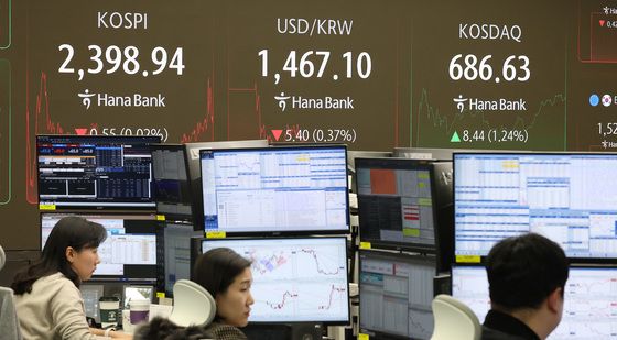 '새해 첫날 코스피 하락·코스닥 상승에 장 마감'