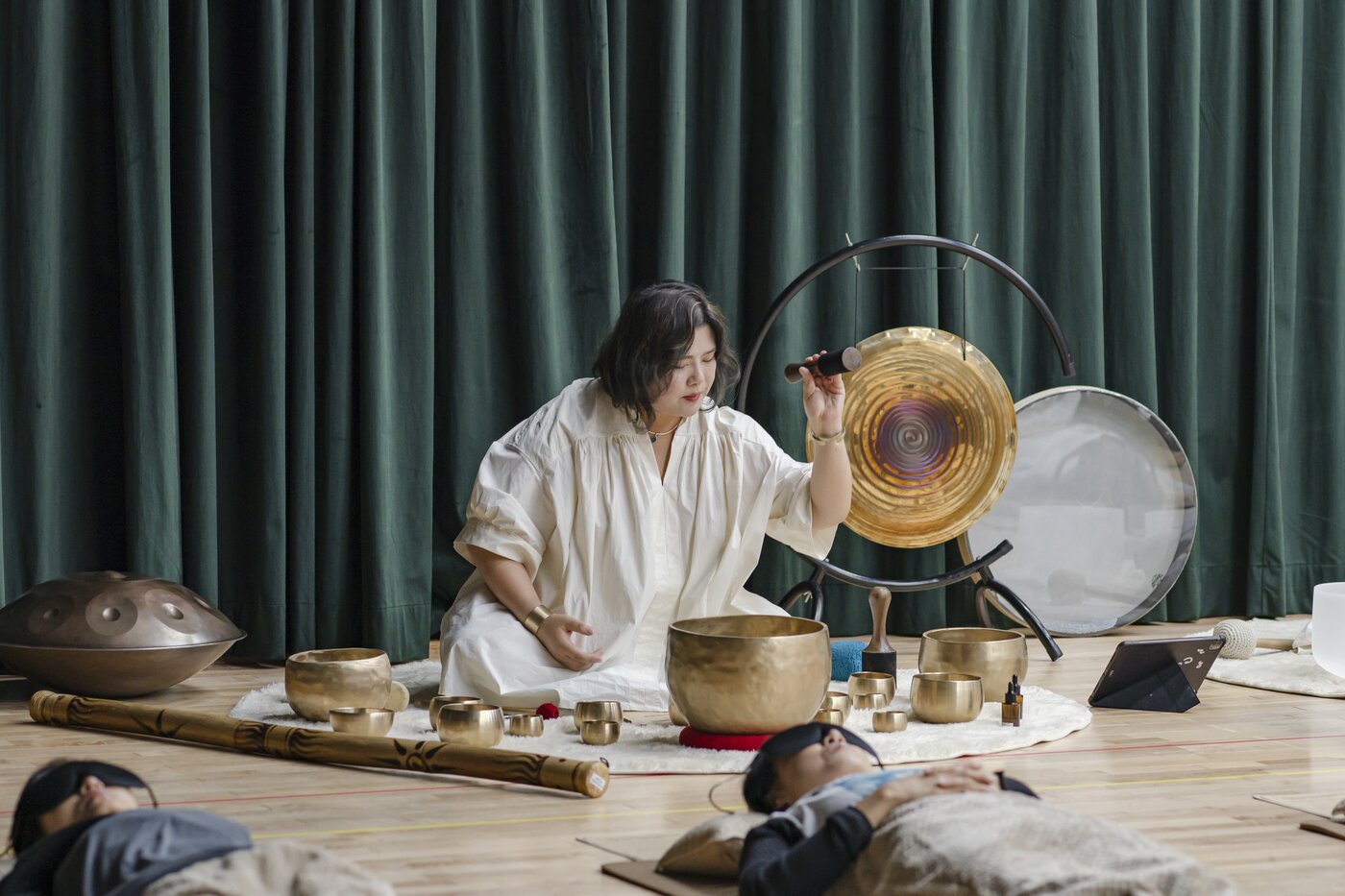 본문 이미지 - '하루 예술' 프로그램 진행 모습(국립극장 제공)