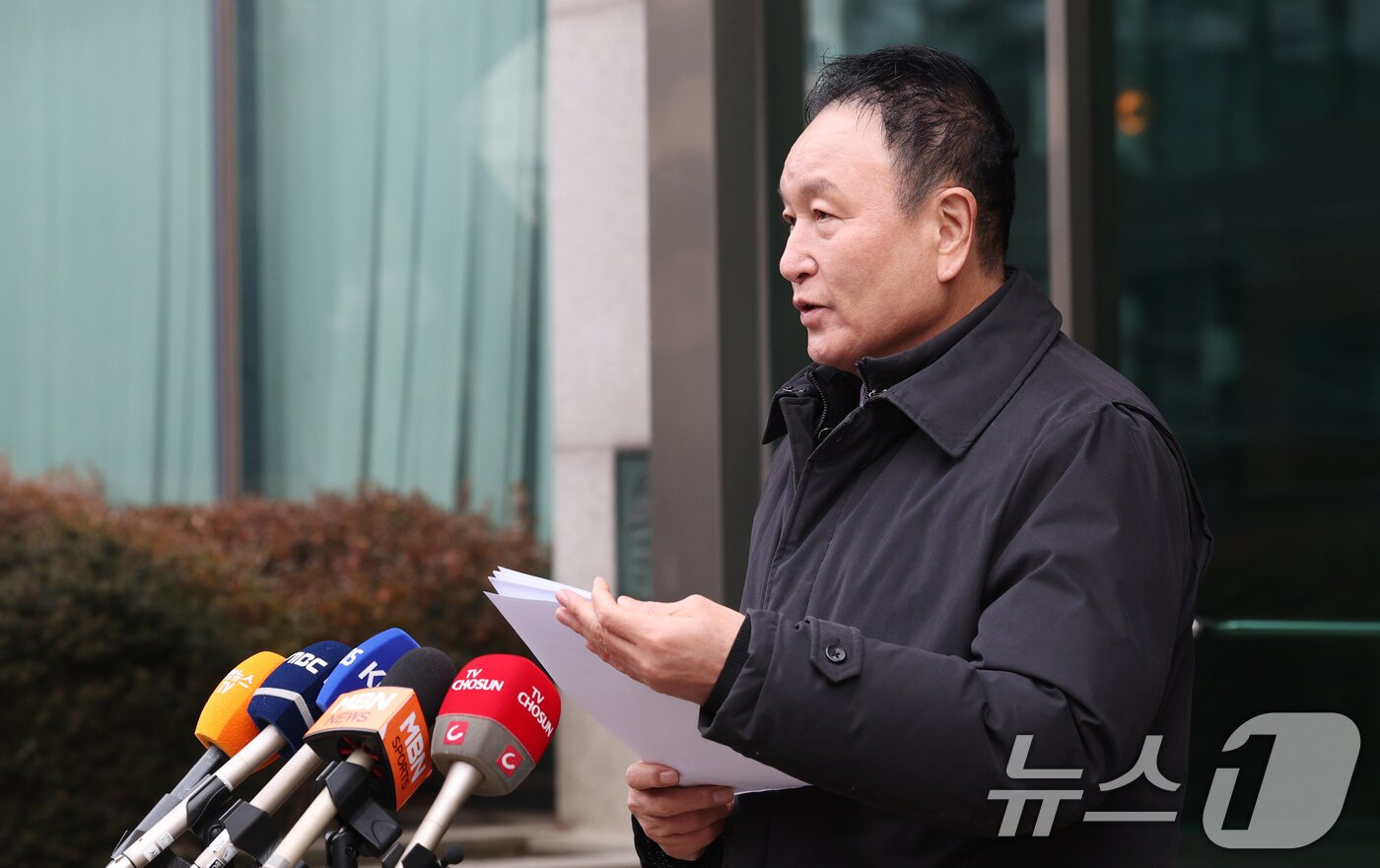 본문 이미지 - 대한축구협회장 선거에 출마한 허정무 후보/뉴스1 ⓒ News1 장수영 기자