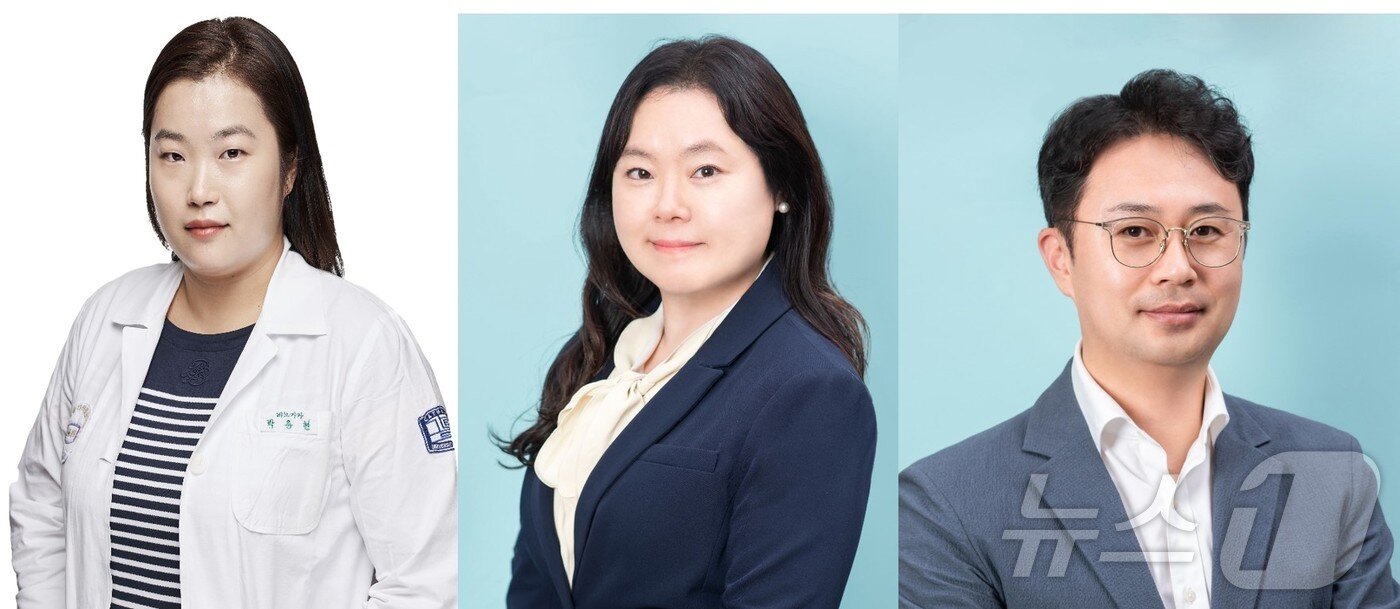 본문 이미지 - &#40;왼쪽부터&#41; 박용현 서울성모병원 비뇨의학과 교수, 노미정 단국대 보건과학대학 교수, 박지환 자유교양대학 코딩교과 교수 &#40;서울성모병원 제공&#41; 2025.1.23/뉴스1 ⓒ News1