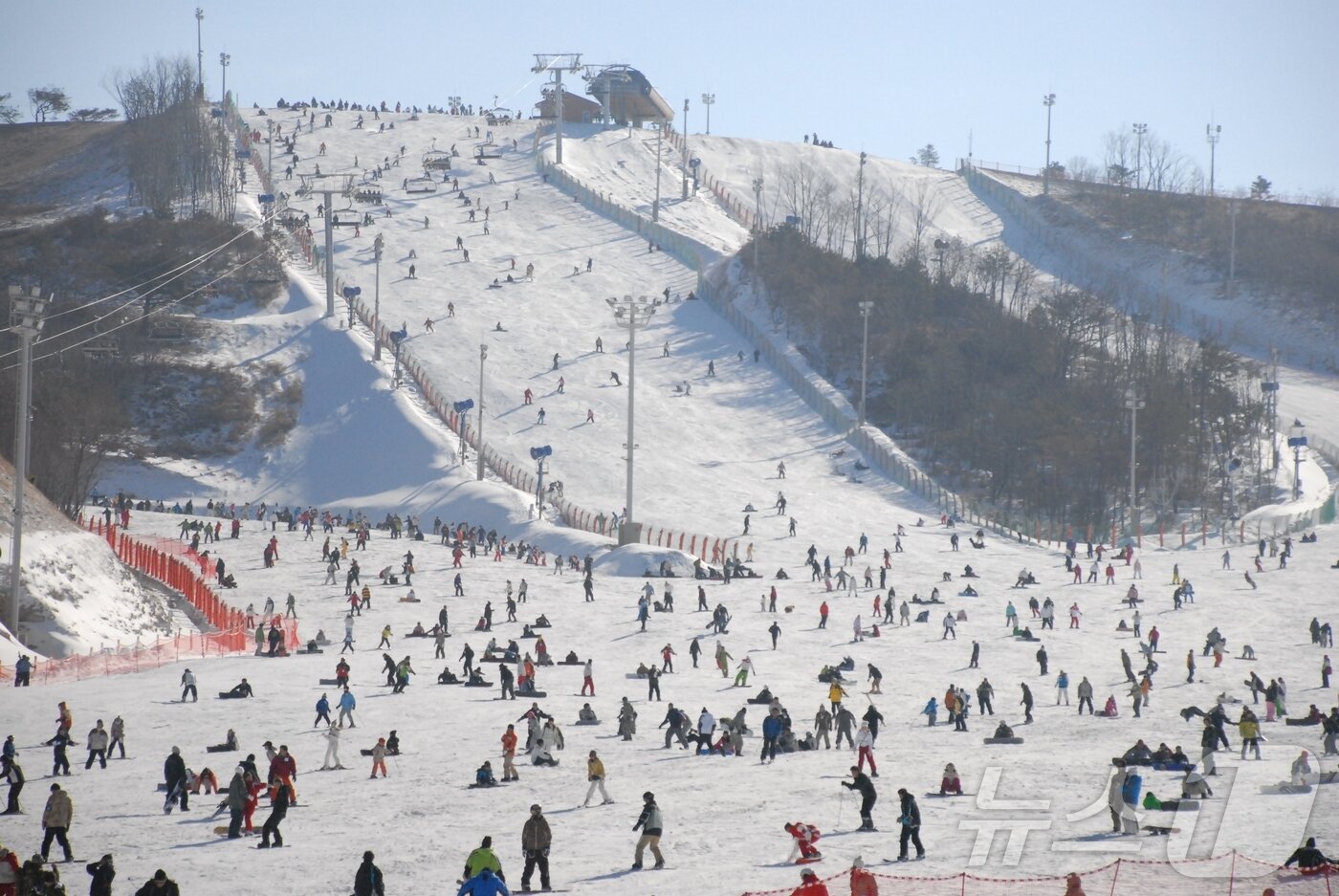 본문 이미지 - 양산 에덴벨리 리조트 스키장.&#40;경남도 제공&#41;