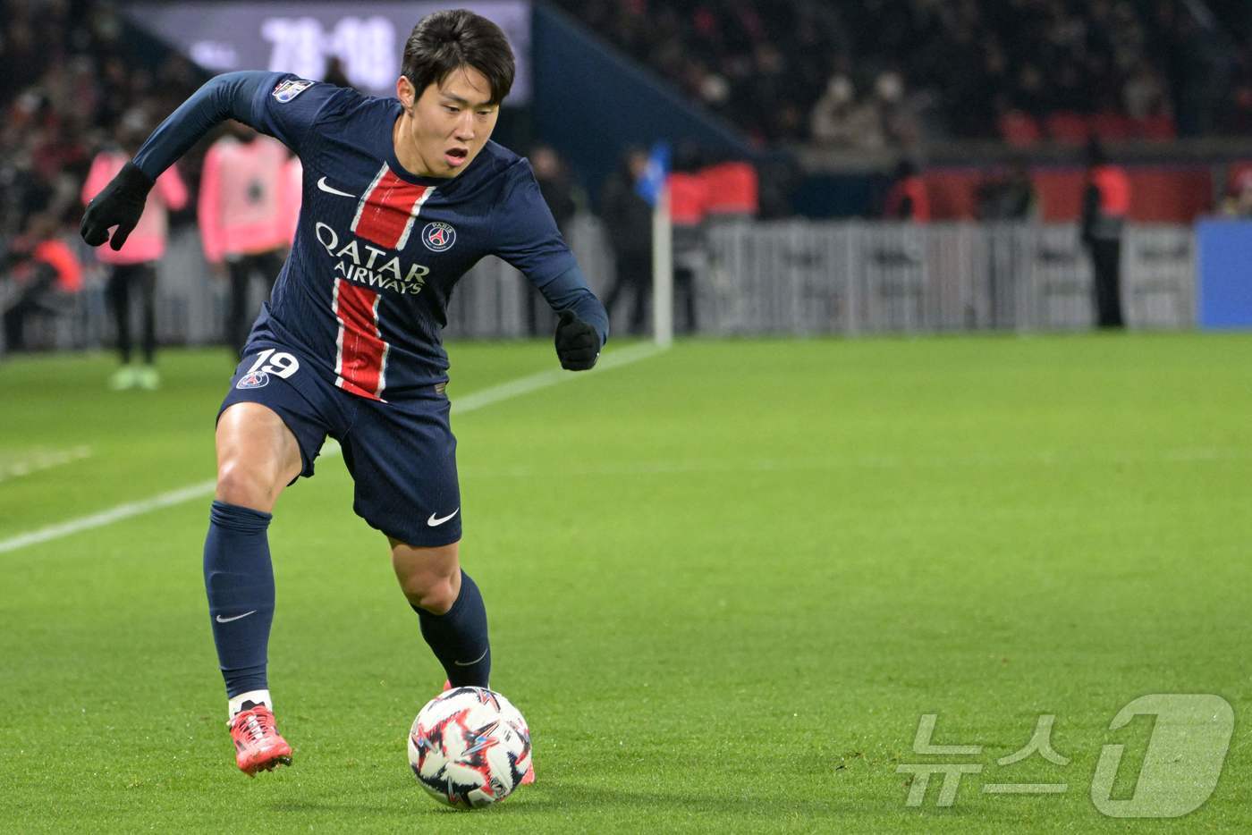 본문 이미지 - 파리 생제르맹&#40;PSG&#41;의 이강인. ⓒ AFP=뉴스1