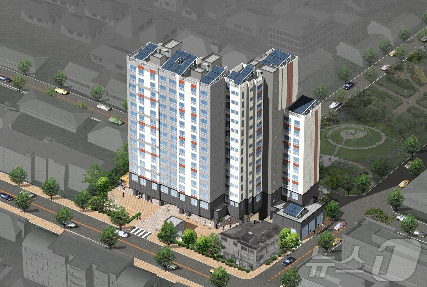 본문 이미지 - 성내동 517-4번지 조감도.&#40;서울시 제공&#41;