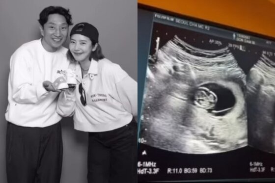 본문 이미지 - 이규혁&#40;왼쪽&#41;, 손담비 / 손담비 인스타그램