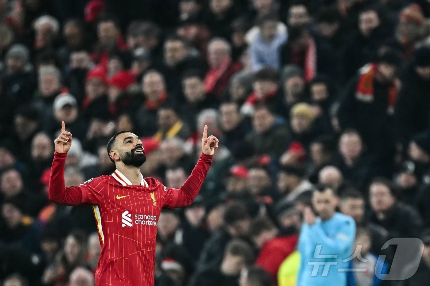 본문 이미지 - 리버풀의 모하메드 살라. ⓒ AFP=뉴스1
