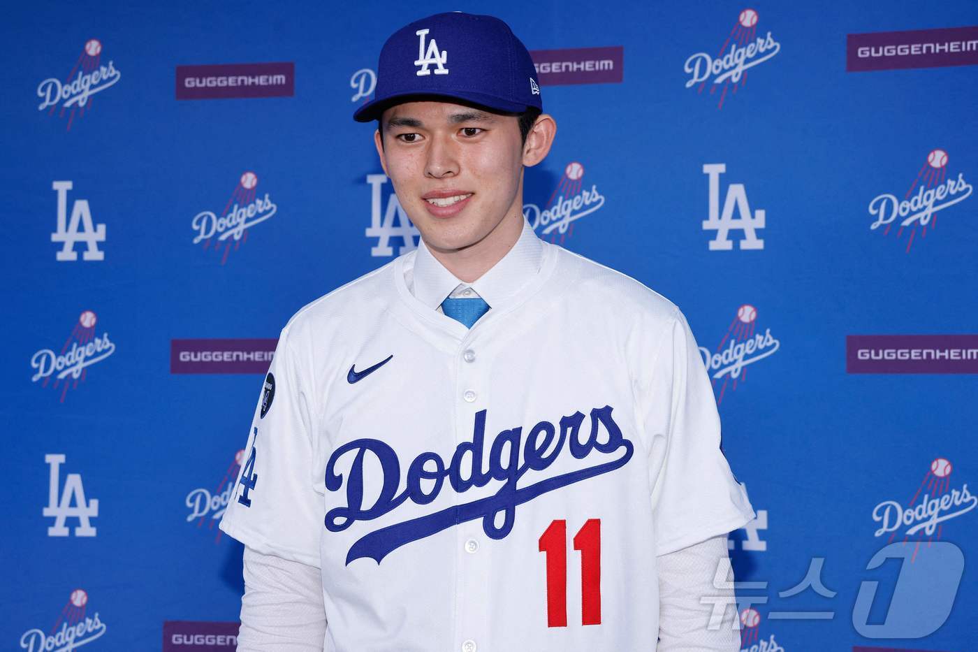 본문 이미지 - LA 다저스에 합류한 사사키 로키. ⓒ AFP=뉴스1