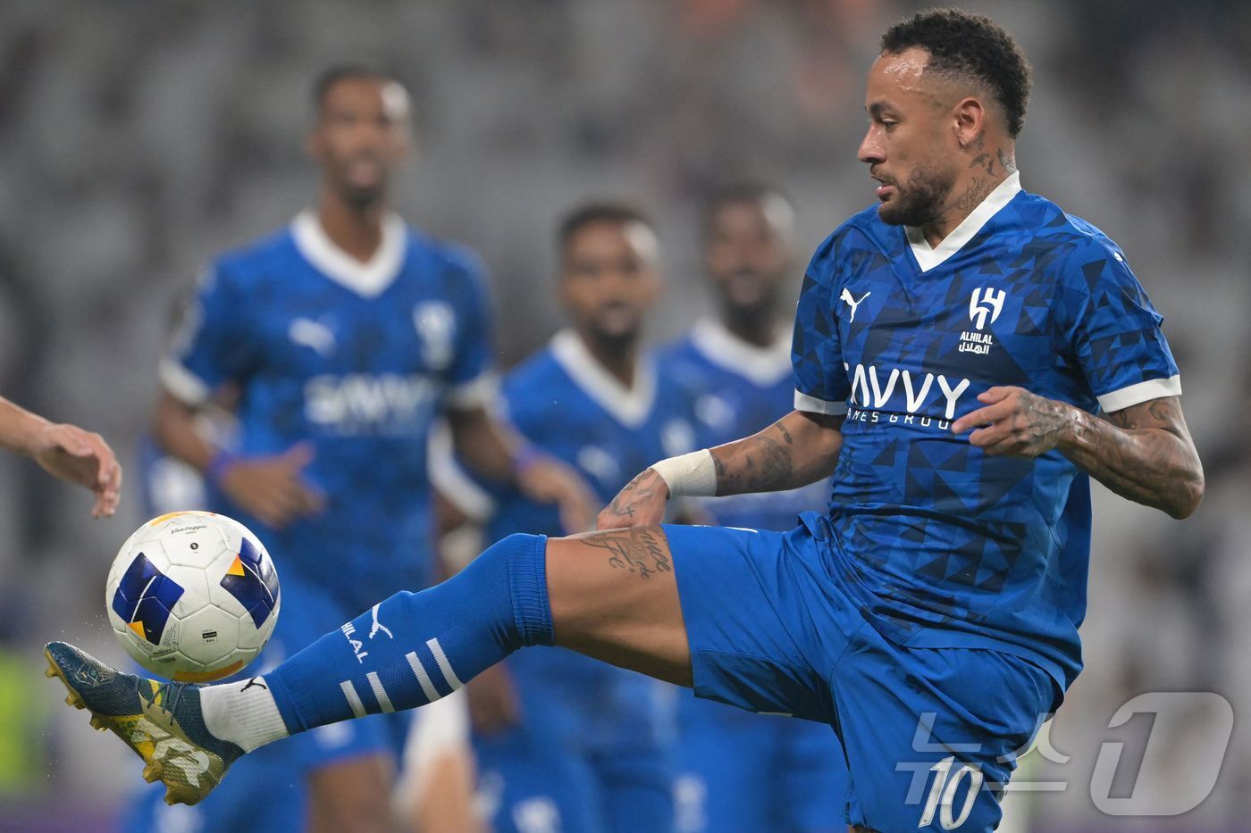 본문 이미지 - 알힐랄에서 뛰었던 네이마르. ⓒ AFP=뉴스1