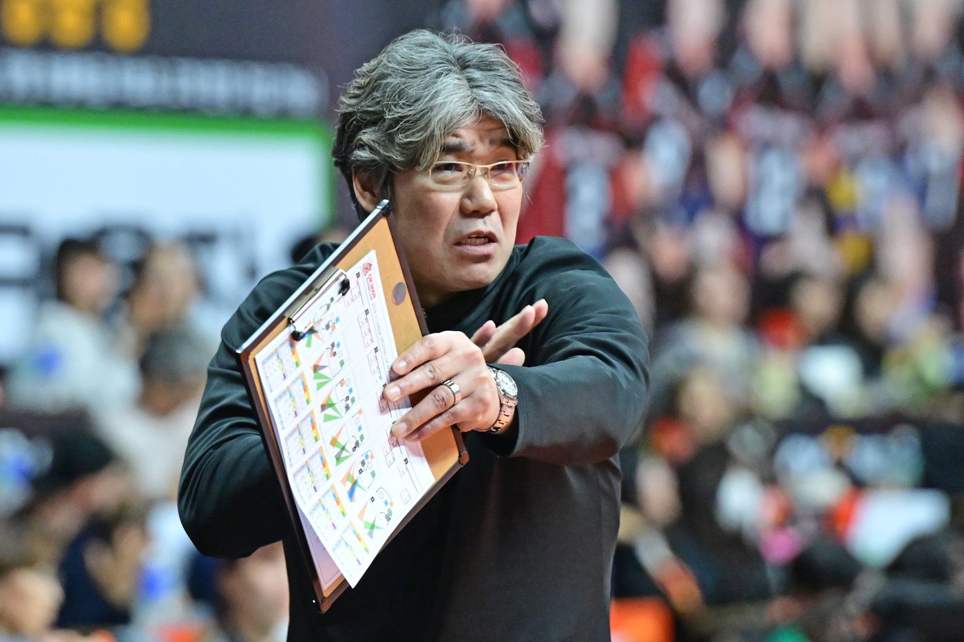 본문 이미지 - 오기노 마사지 OK저축은행 감독. &#40;KOVO 제공&#41;