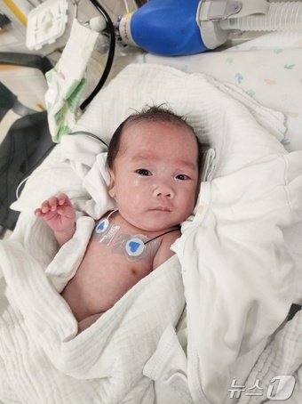 본문 이미지 - 다섯쌍둥이 중 둘째 새찬이/서울성모병원 제공