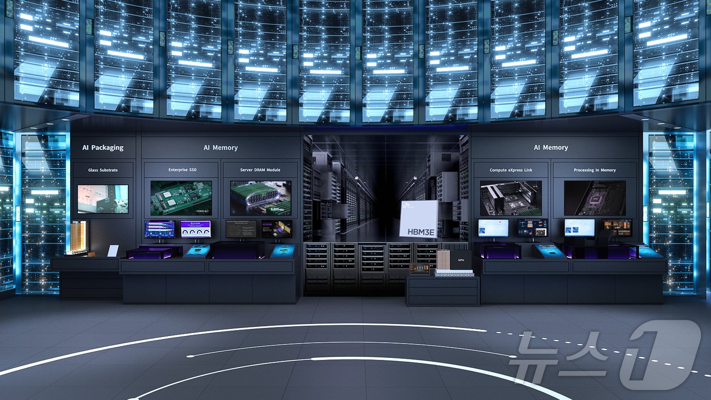 본문 이미지 - CES 2025 SK하이닉스 전시 조감도(SK하이닉스 제공)