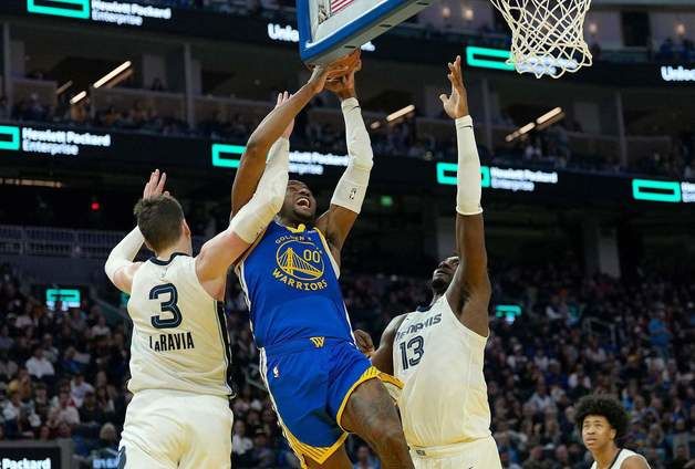 NBA 골든스테이트 쿠밍가, 멤피스전서 발목 부상…MRI 검사 예정