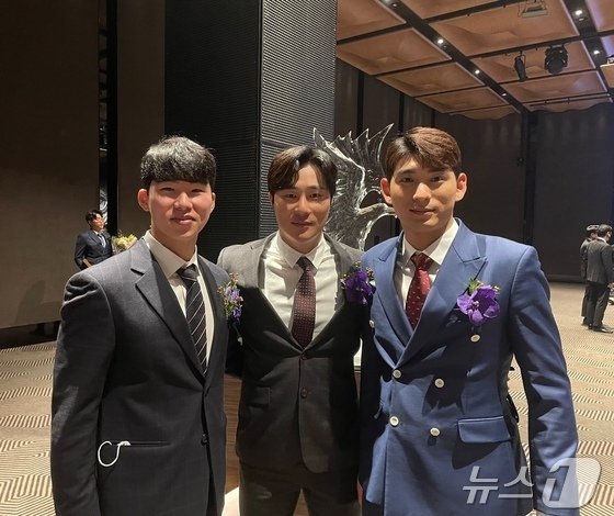 본문 이미지 - 메이저리그에 진출힌 키움 히어로즈 출신의 김혜성&#40;왼쪽부터&#41; 김하성, 이정후. &#40;키움 제공&#41;