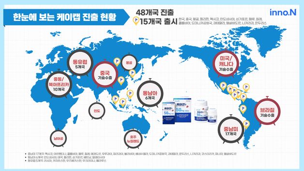 HK이노엔 위식도역류질환 신약 '케이캡', 호주·뉴질랜드 진출