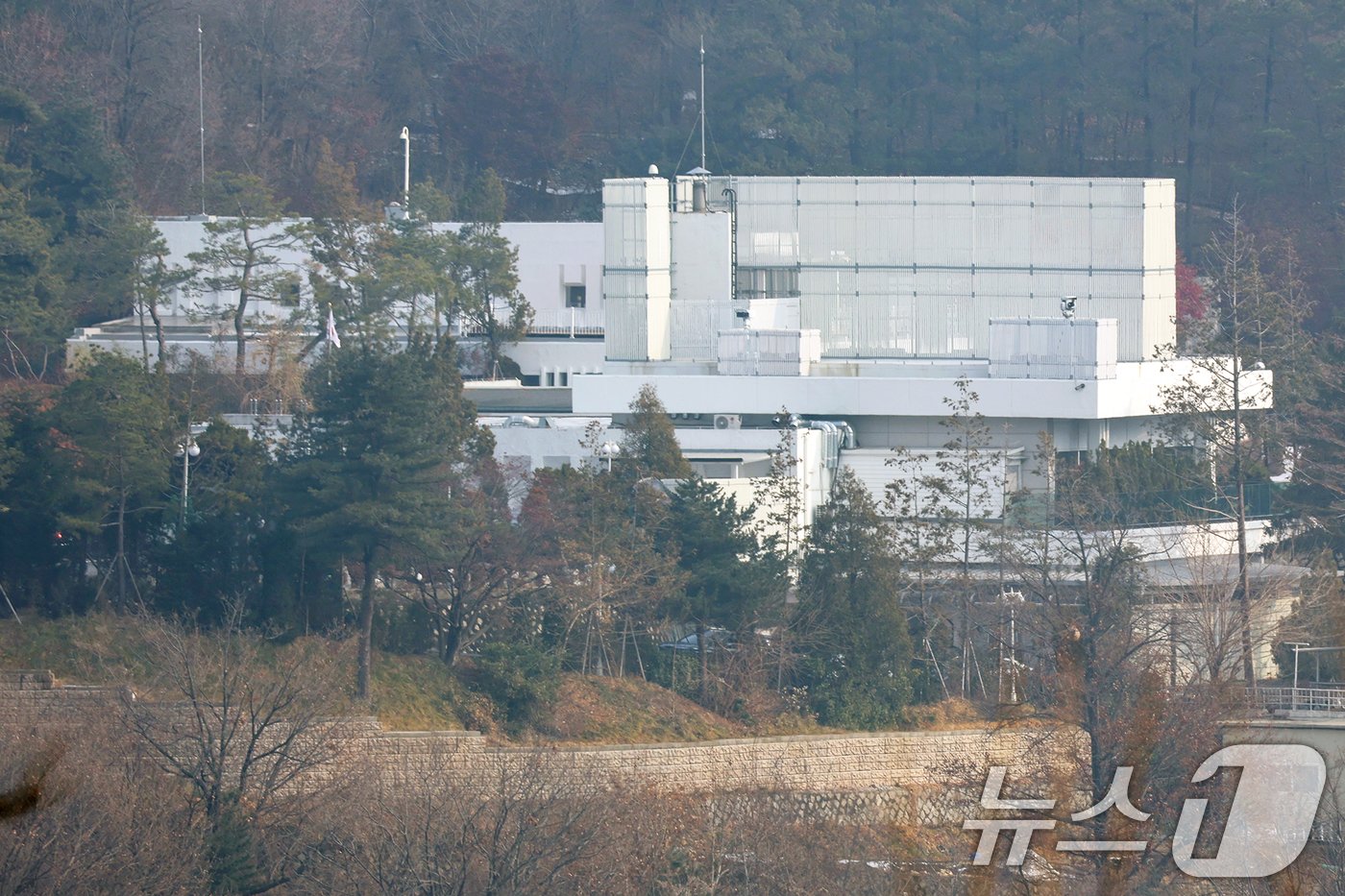 본문 이미지 - 서울 용산구 한남동 대통령 관저 모습./뉴스1 ⓒ News1 민경석 기자