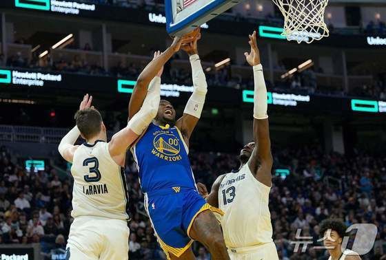 NBA 골든스테이트 쿠밍가, 멤피스전서 발목 염좌…최소 3주 결장(종합)