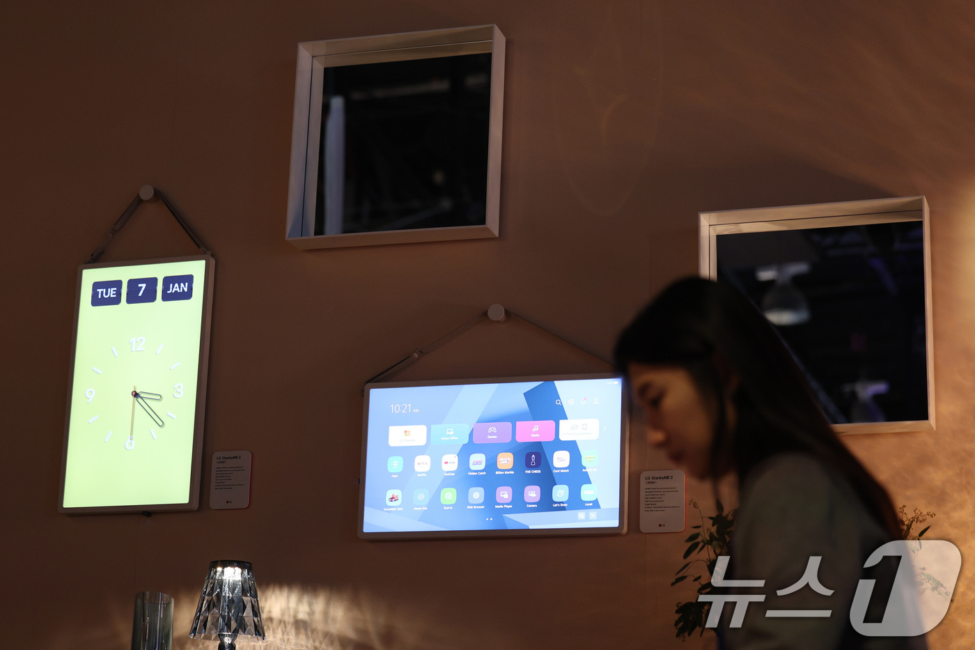 (라스베이거스(미국)=뉴스1) 신웅수 기자 = 세계 최대 IT(정보기술)·가전 전시회 'CES 2025' 개막을 하루 앞둔 6일 오전(현지시간) 미국 네바다주 라스베이거스 컨벤션센 …