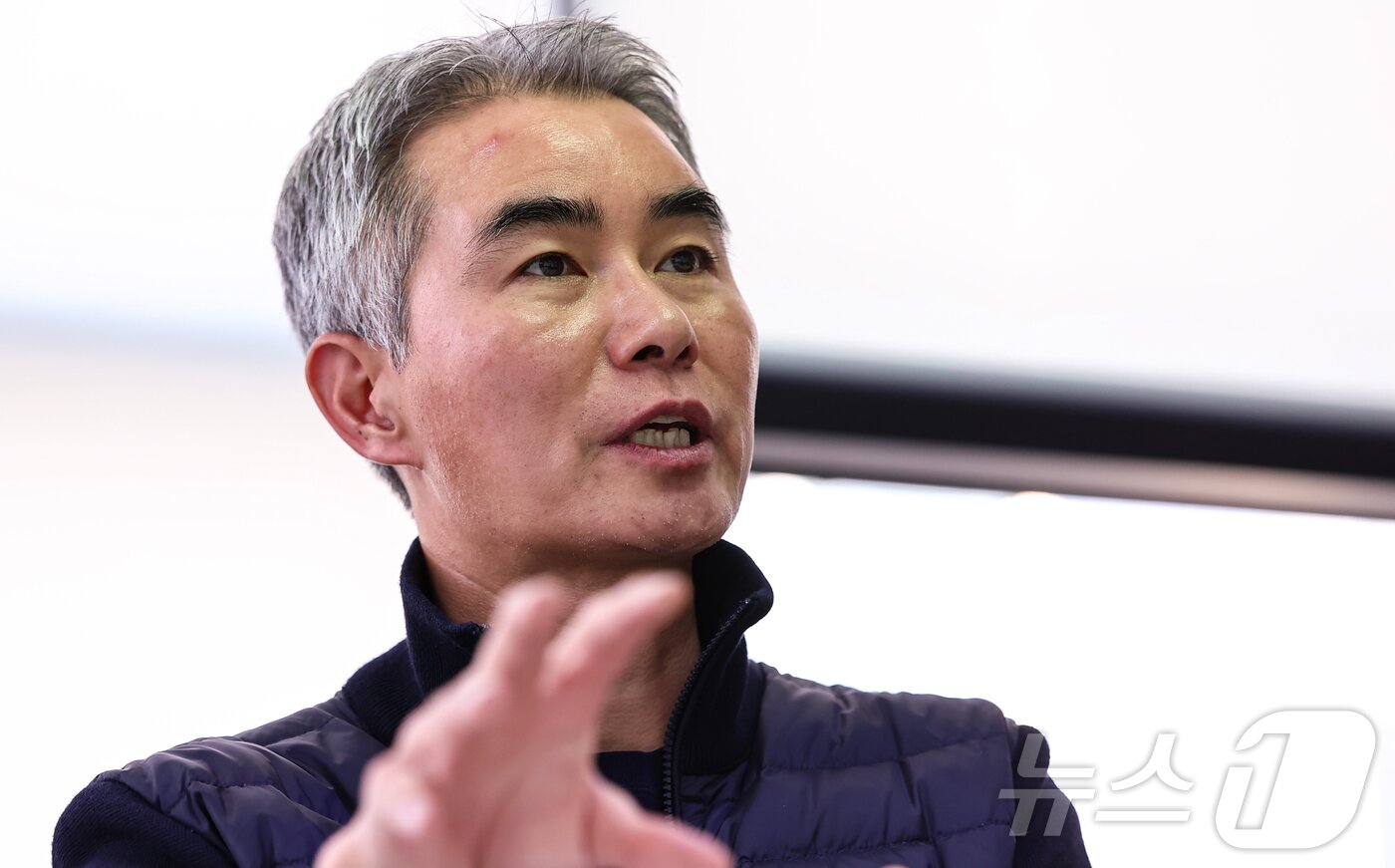 본문 이미지 - 장현국 액션스퀘어 대표가 7일 서울 강남구 액션스퀘어 사무실에서 뉴스1과 인터뷰를 하고 있다. 2025.1.7/뉴스1 ⓒ News1 김도우 기자