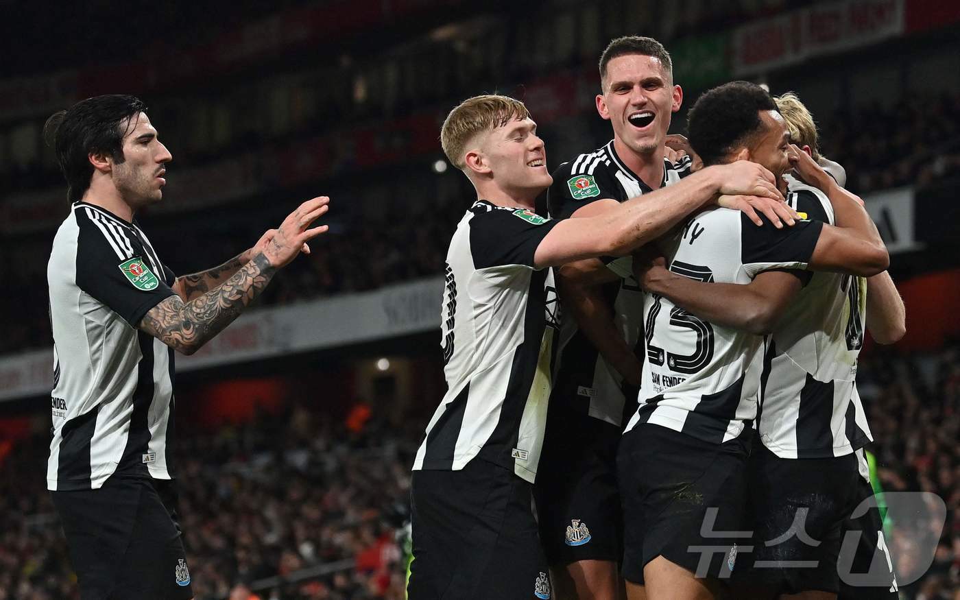 본문 이미지 - 뉴캐슬은 리그컵 결승 진출의 유리한 발판을 마련했다. ⓒ AFP=뉴스1